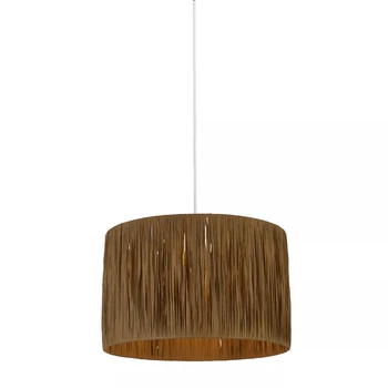 Abajur Searchlight Raffia textil, maro, B22, E14, E27 - SO701870