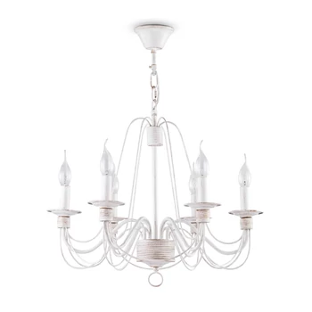 Candelabru VELIA metal, alb, E14 - ARM009PL-06WG
