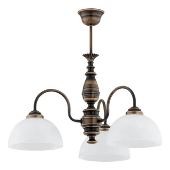 Candelabru Lemir FELIX metal, sticla, 3x E27 - O3193 W3 PAT