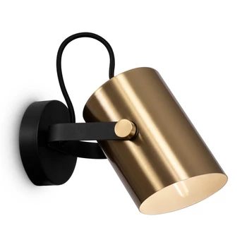 Aplica de perete ELORI metal, alama, negru, E27 - MOD079WL-01BBS