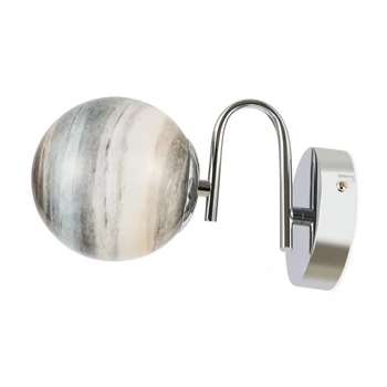 Aplica de perete GALAXY metal, sticla, crom, E14 - MOD110WL-01CH