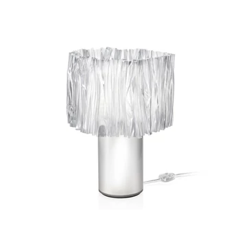 Veioza Slamp ACCORDÉON metal, Lentiflex, Cristalflex, alb, transparent E27 + E14 - ACRTM00WHT00000000EU