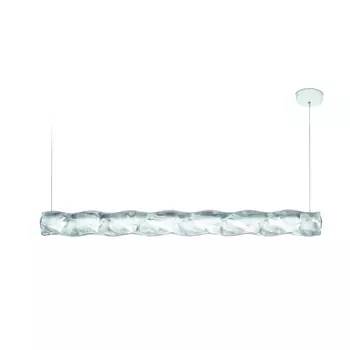 Pendul Slamp HUGO metal, Lentiflex, transparent LED, 3000K, 25W, 3500lm - HUGS000PRS01THR000EU