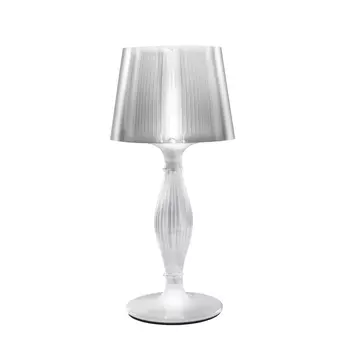 Veioza Slamp LIZA metal, tehnopolimer, Lentiflex, transparent E27 - LIZTM00PRS000RE000EU