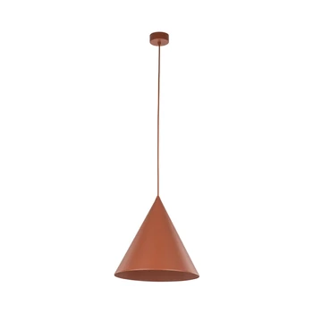 Pendul TK Lighting CONO metal, caramiziu, E27 - TK-10065