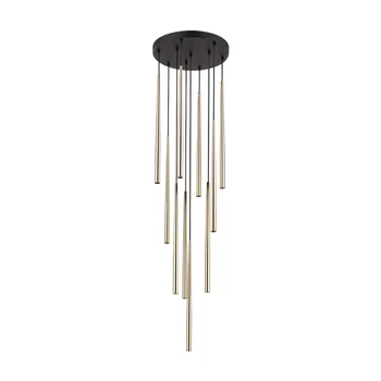 Pendul TK Lighting PIANO metal, auriu,  G9 - TK-10118
