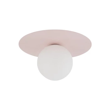 Plafoniera TK Lighting PIXI metal, sticla, roz, opal, G9 - TK-10228