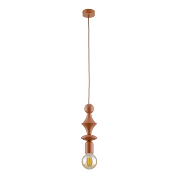 Pendul TK Lighting TOWER metal, caramiziu, E27 - TK-10869