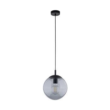Pendul TK Lighting ESME metal, sticla, negru, gri, E27 - TK-5378