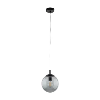 Pendul TK Lighting ESME metal, sticla, negru, gri, E27 - TK-5379