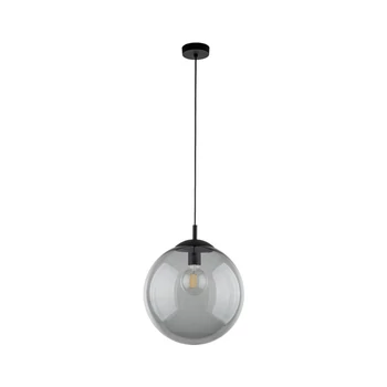 Pendul TK Lighting ESME metal, sticla, negru, gri, E27 - TK-5380