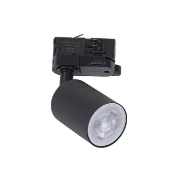 Sursa de lumina pentru sistem cu sina trifazata TK Lighting TRACER metal, plastic, negru, GU10 - TK-5685