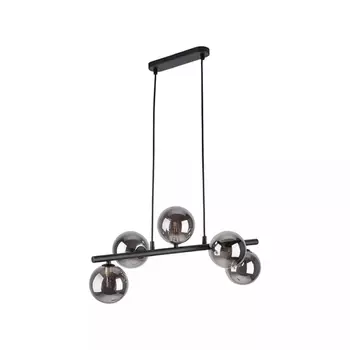 Pendul TK Lighting ESTERA metal, sticla, negru, G9 - TK-6707