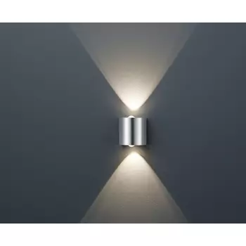 Aplica de perete Trio WALES metal, nichel, LED, 3000K, 2x3.1W, 620lm - 225510207