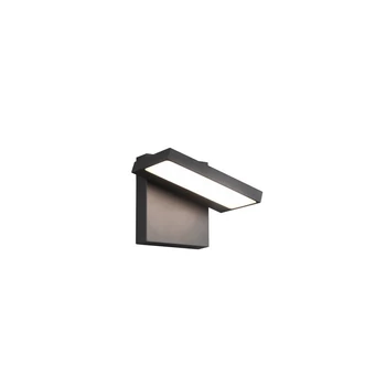 Aplica de perete exterioara Trio HORTON metal, plastic, antracit, alb, LED, 3000K, 8W, 1000lm, IP54 - 226360142