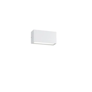 Aplica de perete exterioara Trio TRENT metal, alb, LED, 3000K, 9W, 1100lm, IP65 - 226960231