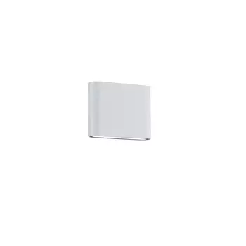 Aplica de perete exterioara Trio THAMES II metal, alb, LED, 3000K, 2x2.5W, 520lm, IP54 - 227560231