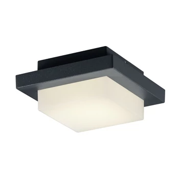 Plafoniera exterioara Trio HONDO metal, plastic, antracit, alb, LED, 3000K, 3.5W, 330lm, IP54 - 228960142