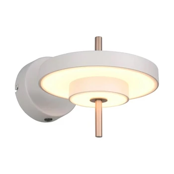 Aplica de perete Trio KEATON metal, plastic, gri, alb, LED, 10W, 2300-3000-4000K, 1200Lm - 240270176