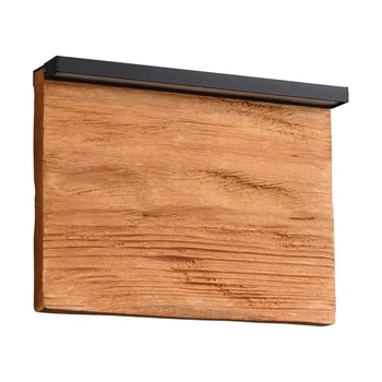 Aplica de perete Trio KALEA lemn, metal, plastic, maro, negru, alb, LED, 7.5W, 3000K, 800Lm - 255510130