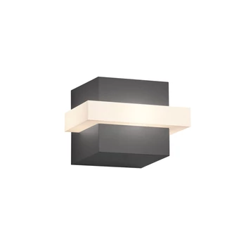 Aplica de perete exterioara Trio MITCHELL metal, acril, antracit, alb, LED, 3000K, 7.5W, 750lm, IP54 - 273360142