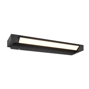 Aplica de perete Trio FABRIZIO, metal, plastic, negru, LED, 9W, 1000lm, 2300K+3000K+4000K, IP44 - Trio-284770132