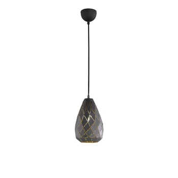 Pendul Trio ONYX metal, antracit, E27 - 301300142