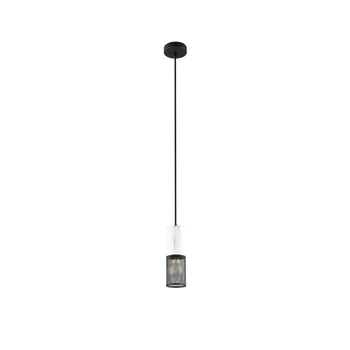 Pendul Trio TOSH metal, lemn, negru, alb, E27 - 304300134