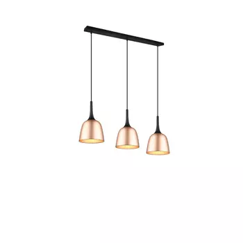 Pendul Trio CHIRON metal, alama, negru, E27 - 310800308