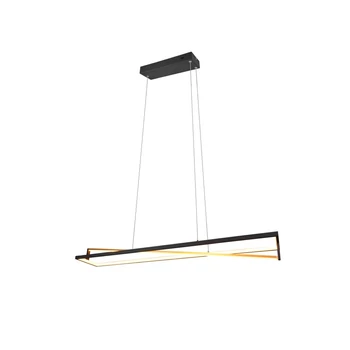 Pendul Trio EDGE metal, negru, LED, 2300K-3000K-4000K, 35W, 4100lm - 326810132