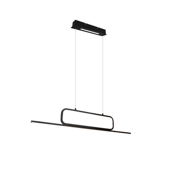 Pendul Trio AICK metal, negru, LED, 3000K, 38W, 4500lm - 327210332