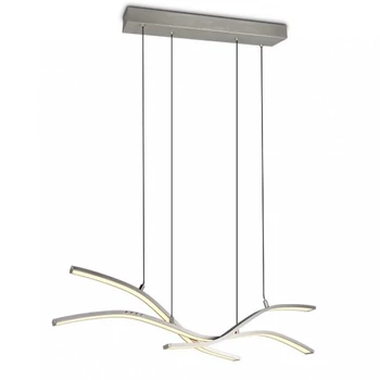Pendul Trio SPIDER metal, acril, nichel, alb, LED, 46W, 2700-6500K, 5350Lm - 332810307