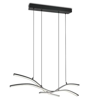 Pendul Trio SPIDER metal, acril, negru, alb, LED, 46W, 2700-6500K, 5350Lm - 332810332