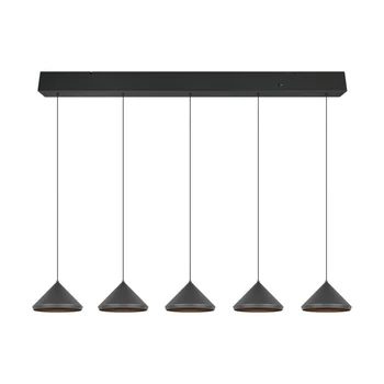 Pendul Trio LAGUNA metal, negru, LED, 25W, 2300-3000-4000K, 2500Lm - 336210532