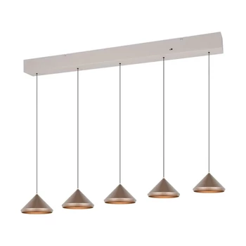 Pendul Trio LAGUNA metal, maro, LED, 25W, 2300-3000-4000K, 2500Lm - 336210565