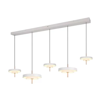 Pendul Trio KEATON metal, acril, gri, alb, LED, 50W, 2300-3000-4000K, 5900Lm - 340210576