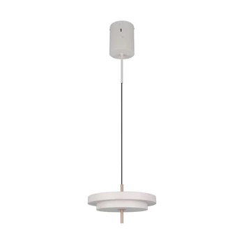 Pendul Trio KEATON metal, acril, gri, alb, LED, 34,5W, 2300-3000-4000K, 4000Lm - 340219176