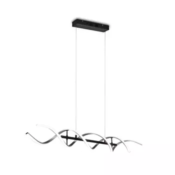 Pendul Trio SEQUENCE metal, negru, gri, LED, 2300K-3000K-4000K, 45W, 5600lm - 341810205