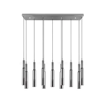 Pendul Trio LUCENT metal, sticla, crom, LED, 2300K - 3000K - 4000K, 11x2.8W, 11x280lm - 344511106