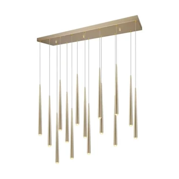Pendul Trio CALA  metal, auriu, LED, 57W, 6750lm, 2300K-3000K-4000K - Trio-354811579