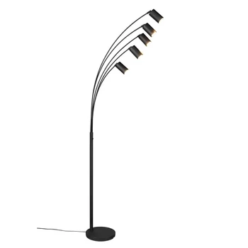 Lampadar Trio MARLEY, metal, negru, GU10 - Trio-412400532