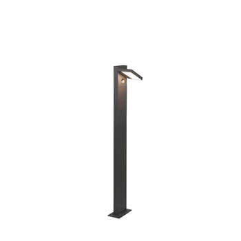 Lampadar exterior cu senzor Trio HORTON metal, plastic, antracit, alb, LED, 3000K, 8W, 1000lm, IP54 - 426369142