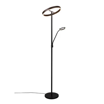 Lampadar Trio WILLIS, metal, negru, LED, 44.5W, 4600lm+550lm, 2700K+3200K+4000K - Trio-449510232