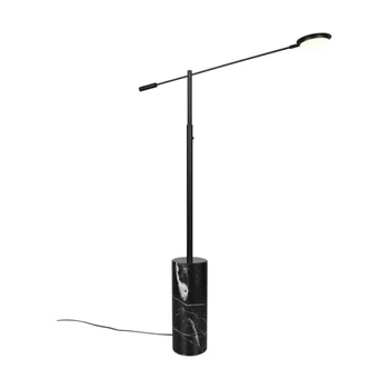 Veioza Trio FIORE  marmura, metal, negru, LED, 10W, 1200lm, 2300K-3000K-4000K - Trio-454610132