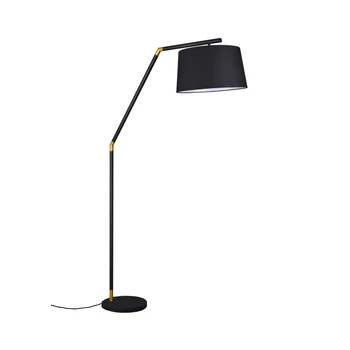 Lampadar Trio TRACY metal, tesatura, negru, E27 - 462100132