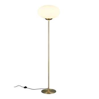 Lampadar Trio FOMENTO, metal, sticla, alama, alb, E27 - Trio-463100108