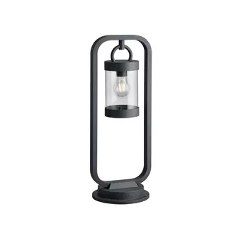 Lampadar exterior Trio SAMBESI metal, sticla, antracit, transparent, E27, IP44 - 504160142