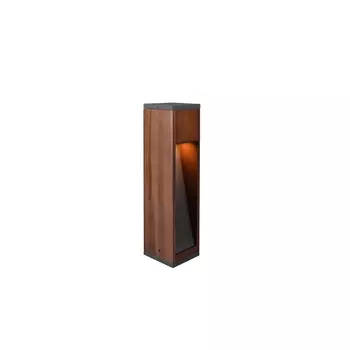 Lampadar exterior Trio CANNING metal, lemn, antracit, maro, GU10, IP44 - 509660130