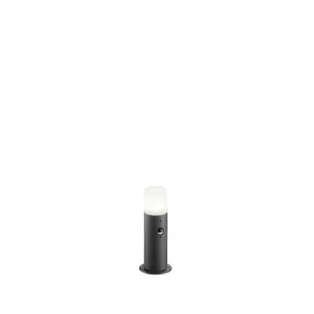 Lampadar exterior cu senzor Trio HOOSIC metal, plastic, antracit, alb, E27, IP44 - 522260142