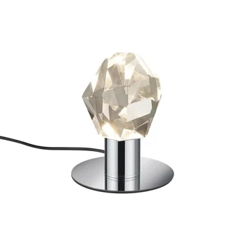 Veioza Trio VERANO  metal, cristal, crom, transparent, LED, 6.5W, 800lm 2300K-3000K-4000K - Trio-554510106